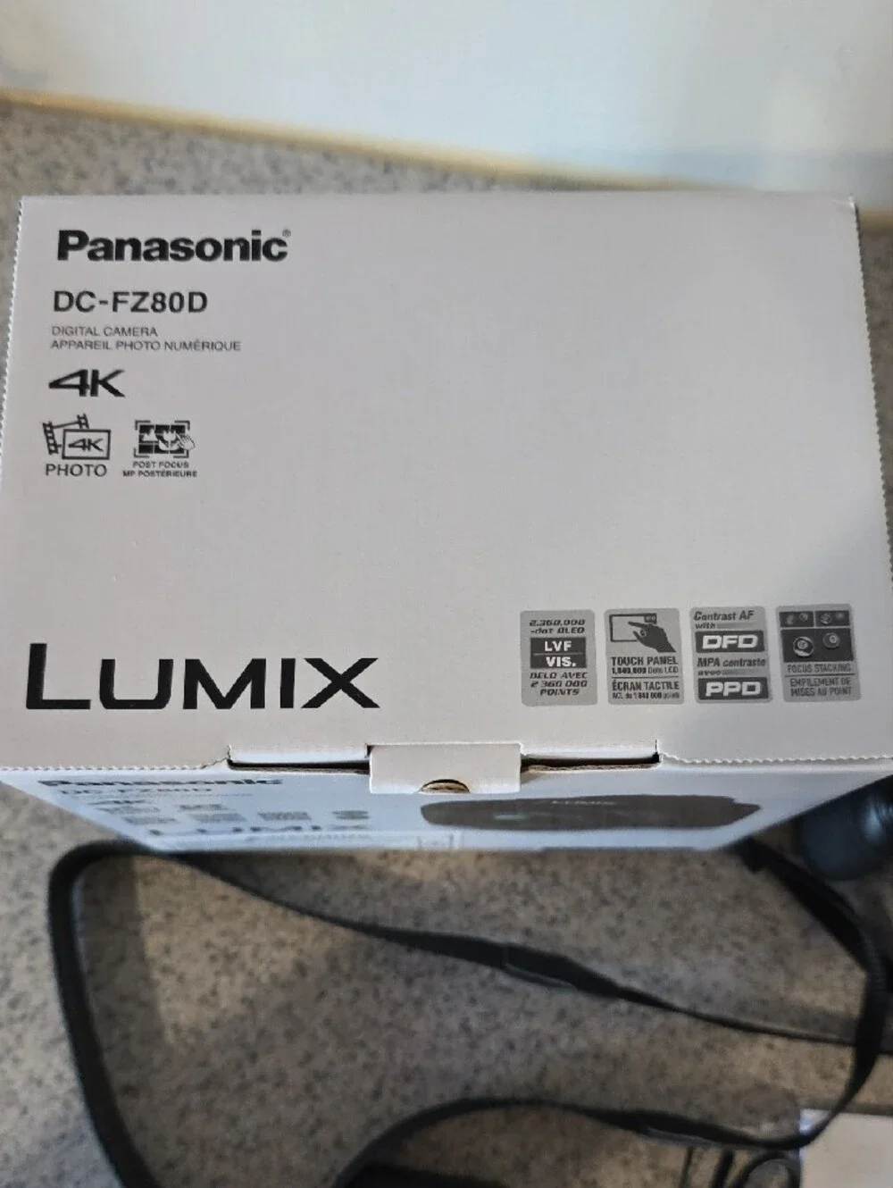 Panasonic LUMIX DC-FZ80 Digital Camera in Black with Accessories